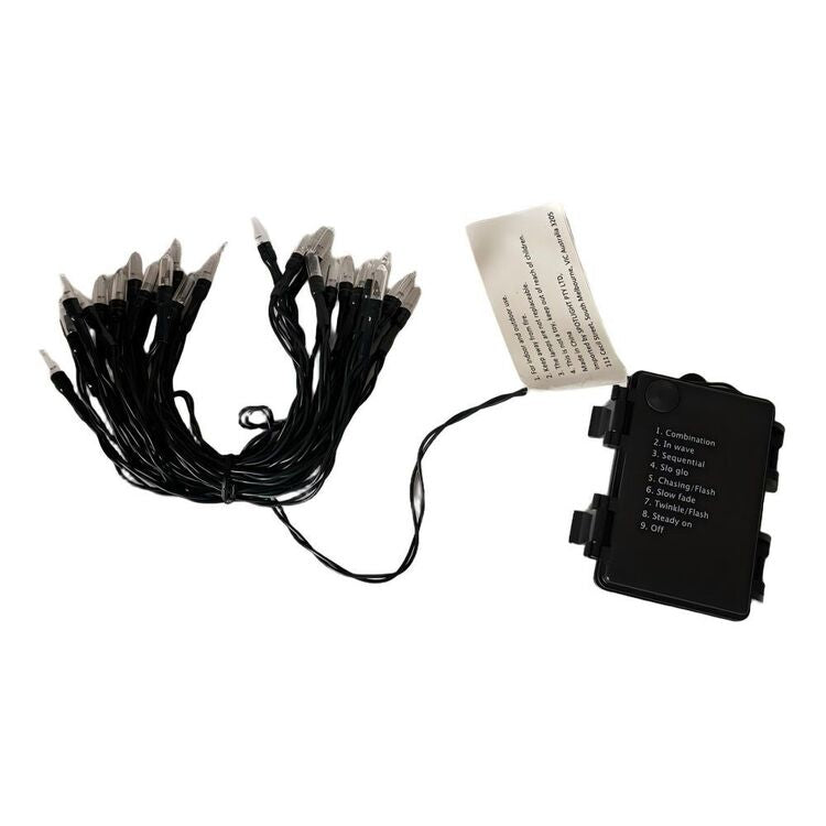 Orange Halloween String Lights for Ceilings Bushes and Roof Gutters