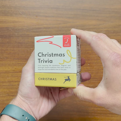 Christmas Trivia Card Deck with Mixed Question Formats for Holiday Parties and Family Game Night