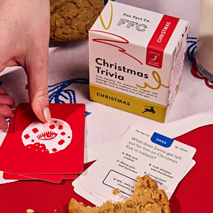 Christmas Trivia Card Deck with Mixed Question Formats for Holiday Parties and Family Game Night