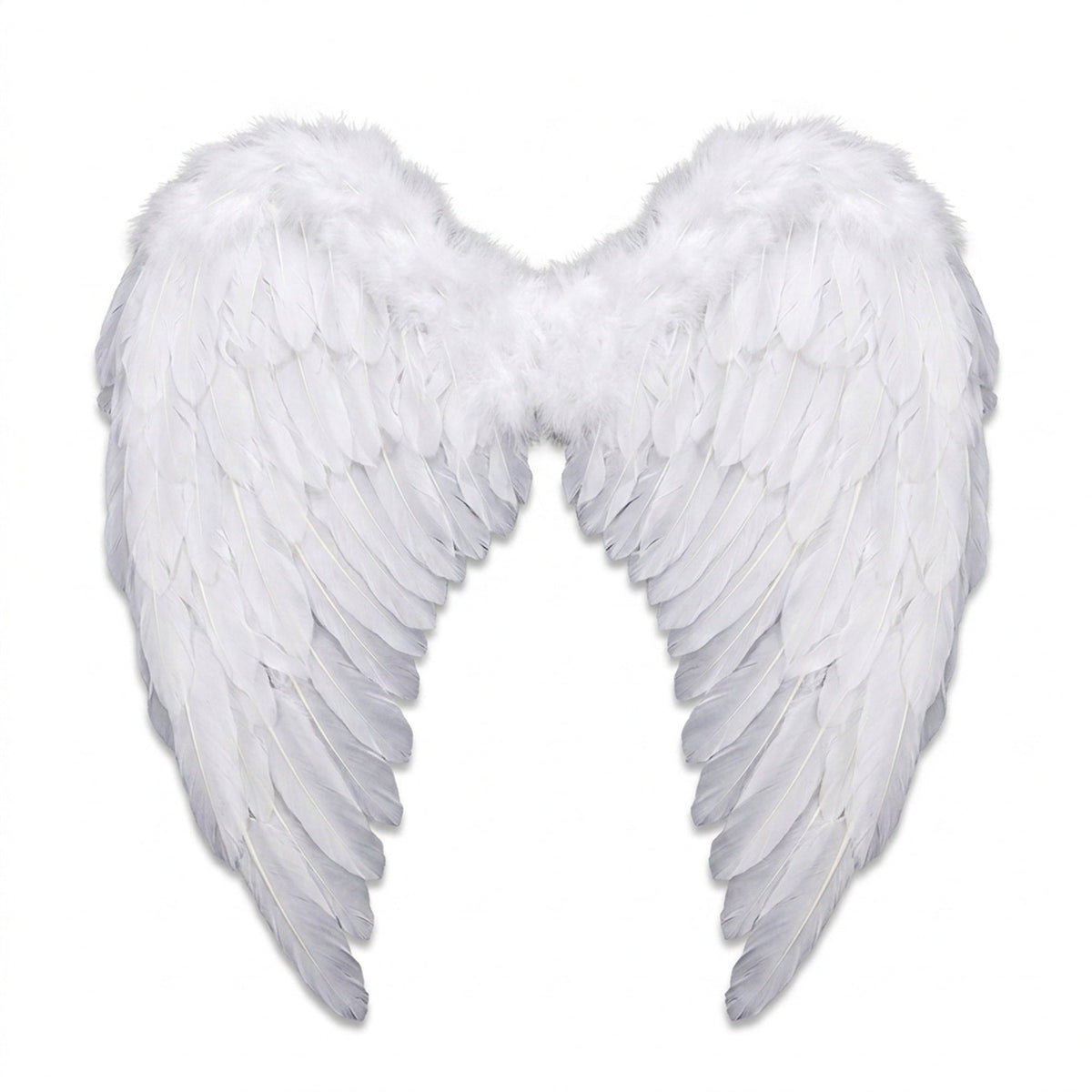 Feather Angel Wings Costume with Elastic Shoulder Straps in Four Colors and Six Sizes