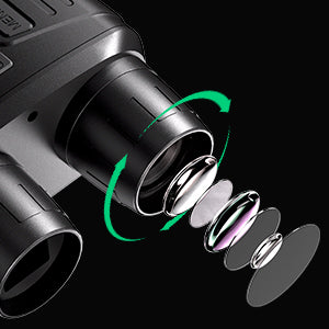 Night Vision Binoculars with 5x Zoom and 656 Feet Range