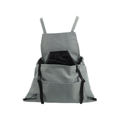 Garden Apron with Oxford Fabric and Cross Back Straps, Adjustable Fit