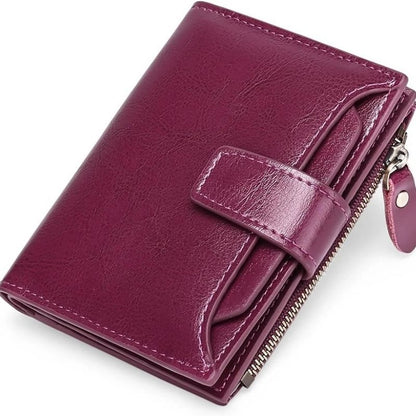 Multi-Pocket Wallet with RFID Blocking and Detachable ID Windows
