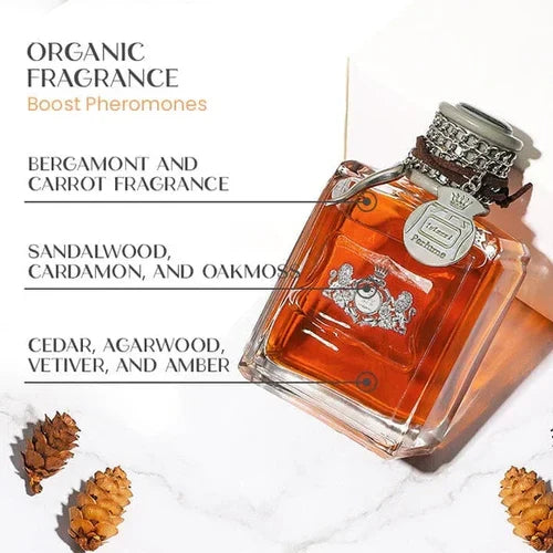 Pheromone Cologne Spray with Pulse Point Application and Portable Bottle