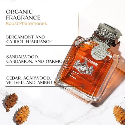Pheromone Cologne Spray with Pulse Point Application and Portable Bottle