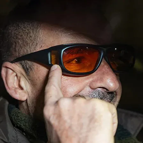 Anti Glare Night Driving Glasses with Orange Tint Lenses