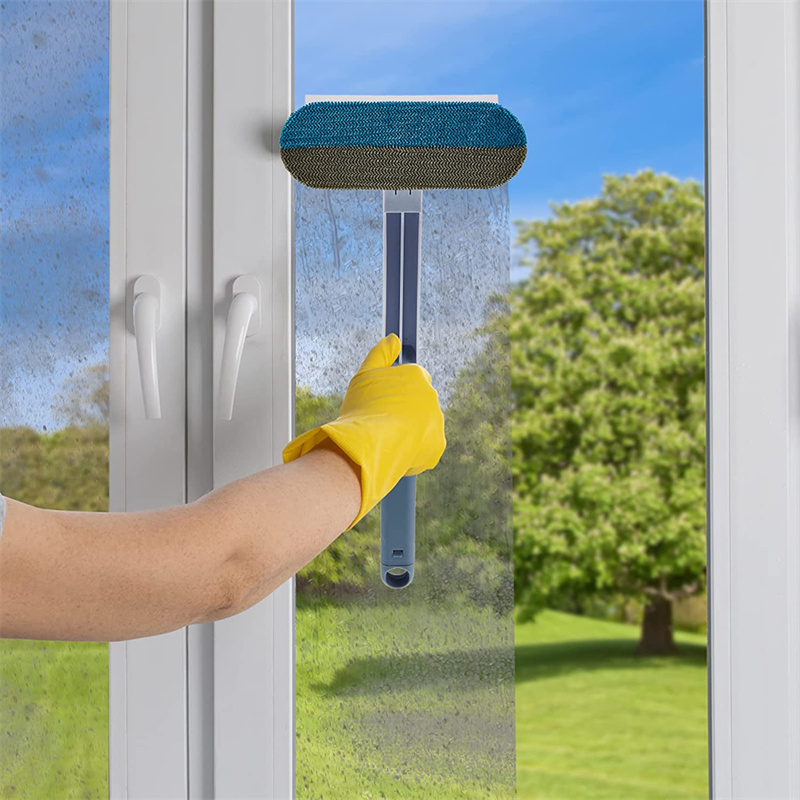 Pet Hair Removal Tool with Textured Brush and Angled Handle for Furniture