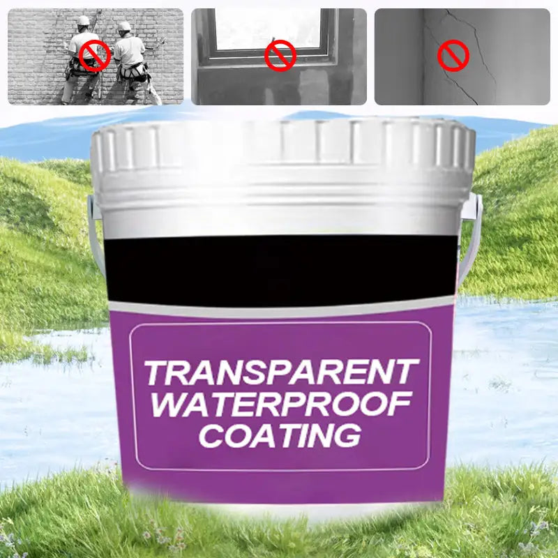 Clear Waterproof Crack Sealant with Mold Resistance for Tiles, Concrete and Stone, 300g