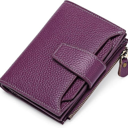 Multi-Pocket Wallet with RFID Blocking and Detachable ID Windows