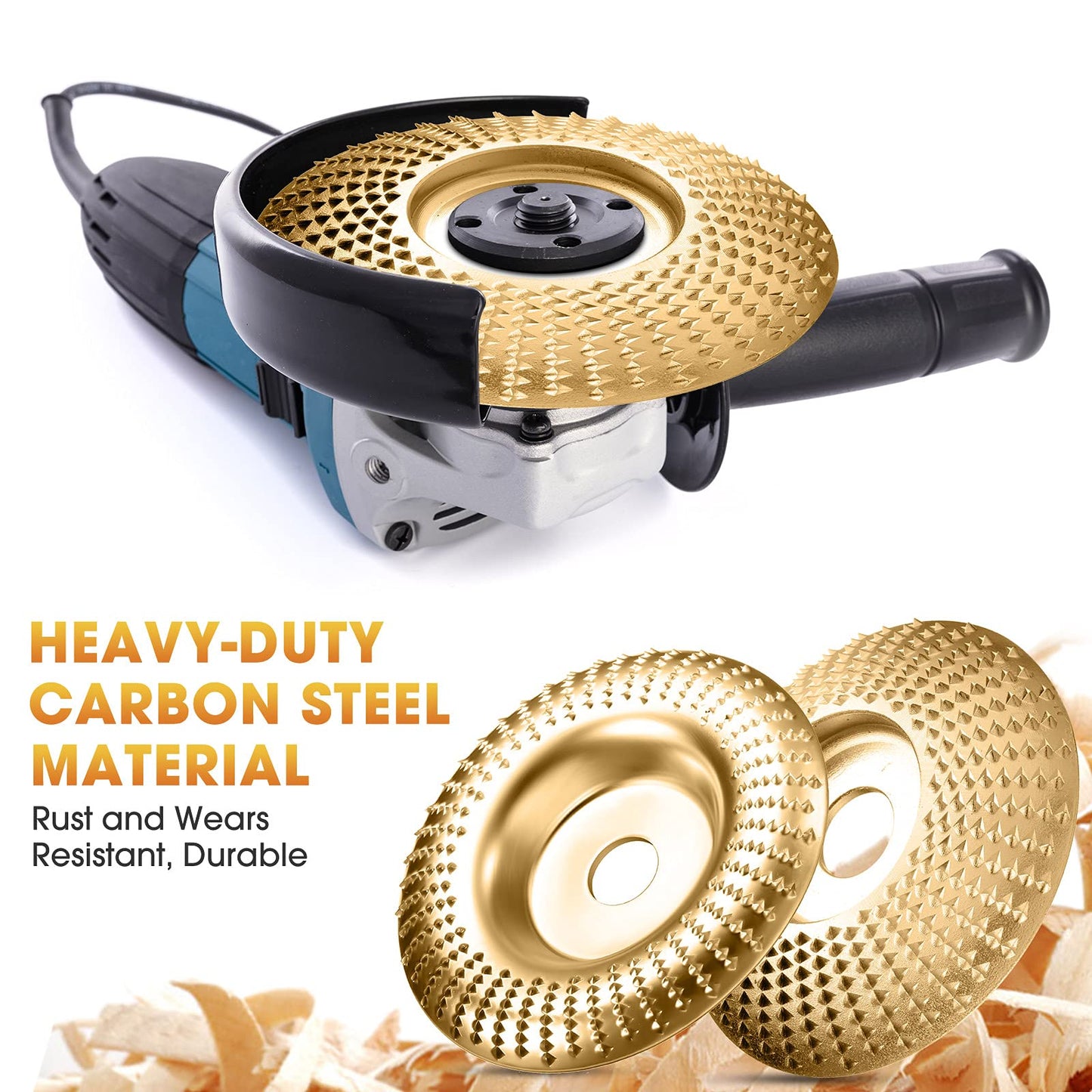 Tungsten Carbide Grinding Disc Set with Three Shapes for Angle Grinder