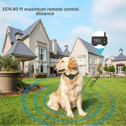 Wireless Dog Fence System with Rechargeable Collar and Three Correction Modes