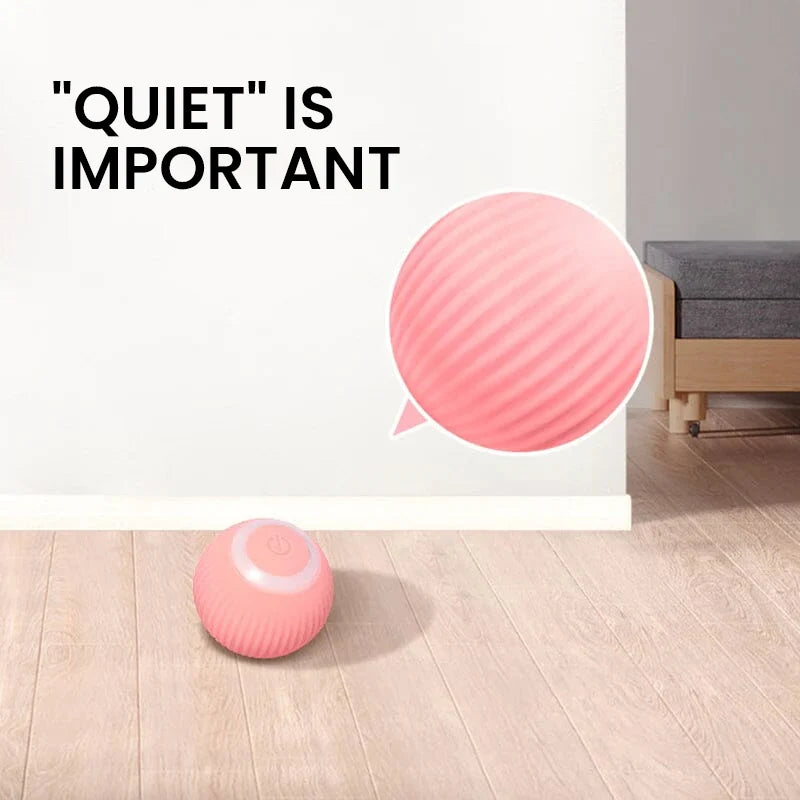 Interactive Cat Ball Toy with Motion Sensor and Dual Play Modes