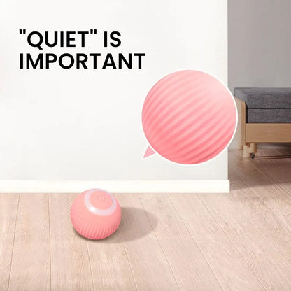 Interactive Cat Ball Toy with Motion Sensor and Dual Play Modes