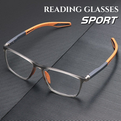 Progressive Titanium Glasses with Blue Light Blocking and Scratch Resistant Coating