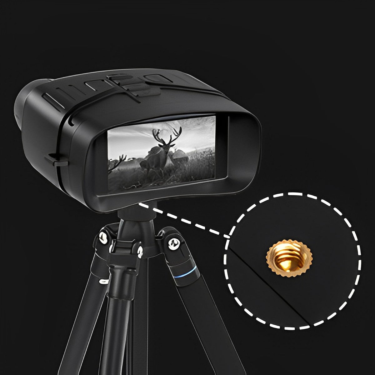 Night Vision Binoculars with 5x Zoom and 656 Feet Range