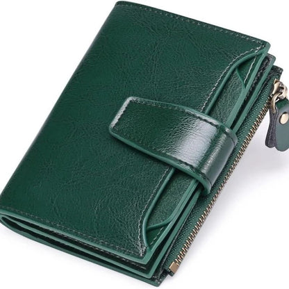 Multi-Pocket Wallet with RFID Blocking and Detachable ID Windows