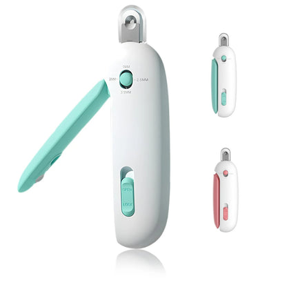 Pet Nail Clippers with Stainless Steel Blades and Safety Guard, Built in File