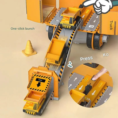Construction Building Set with Screwdriver and Metal Connectors for Kids