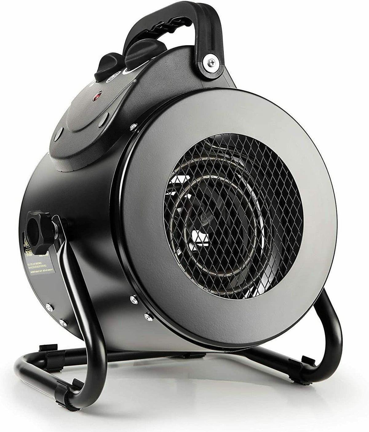 Space Heater with Steel Coil and Dual Air Circulation for Greenhouses and Grow Tents