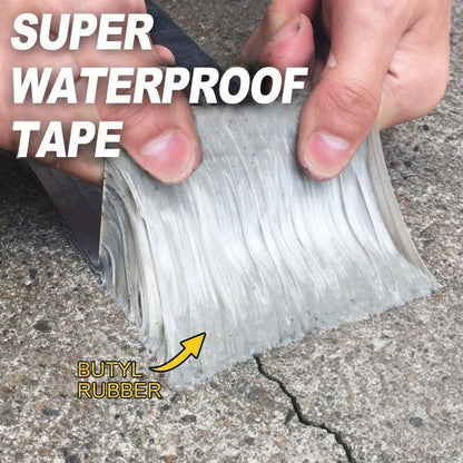 Waterproof Butyl Tape with Aluminum Foil Backing and Cold Weather Performance, 5 Meters
