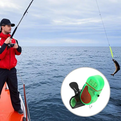 Fishing Bite Alarm with LED Light, New Sensitive Smart Electronic Fishing Bells for Rods, Fish Bite Alarm Sound Alert Bell, Clip-On Electronic Fishing Alarms Bite Alarms for Fishing allveramart