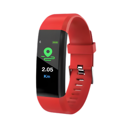 Smartwatch with Heart Rate and Blood Pressure Monitor