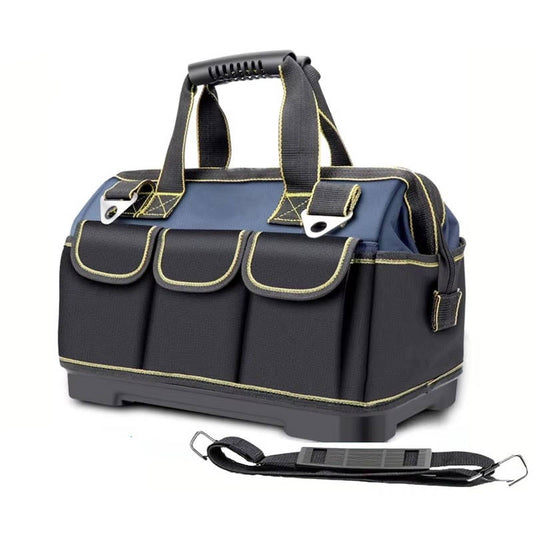 Heavy Duty Tool Bag with Wide Mouth & Waterproof Base