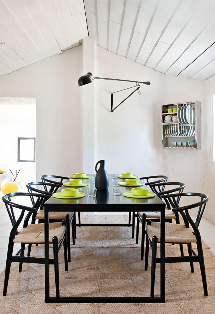 Adjustable Wall Lamp with Extended Arm and Rotating Shade, Cast Iron Counterweight