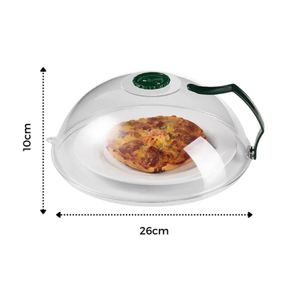 Anti Splash Microwave Food Cover with Steam Vent for Plates and Bowls