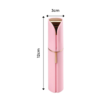 Facial Hair Trimmer with LED Light and Detachable Head, Battery Powered