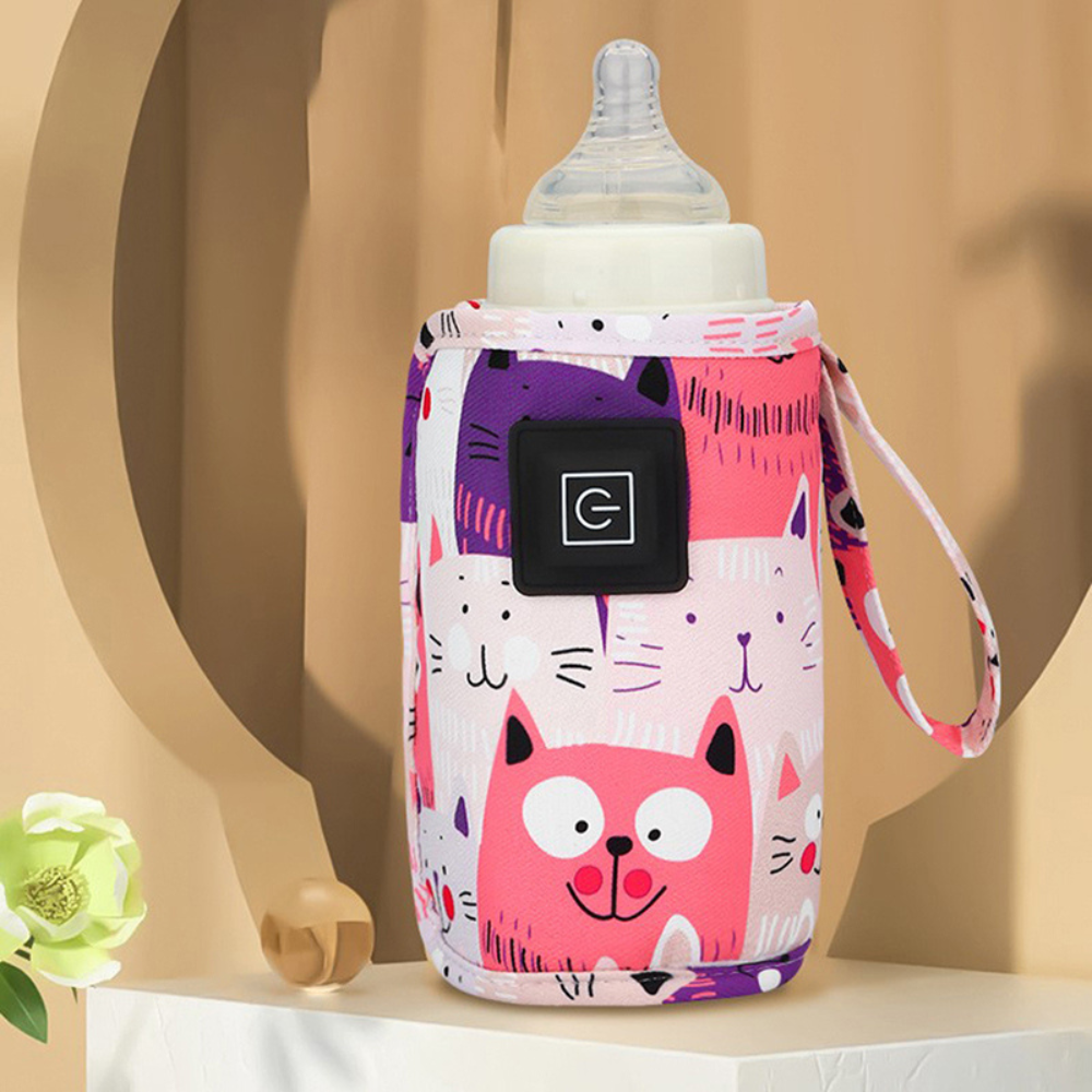 Baby Bottle Warmer with USB Power and Adjustable Heat Settings