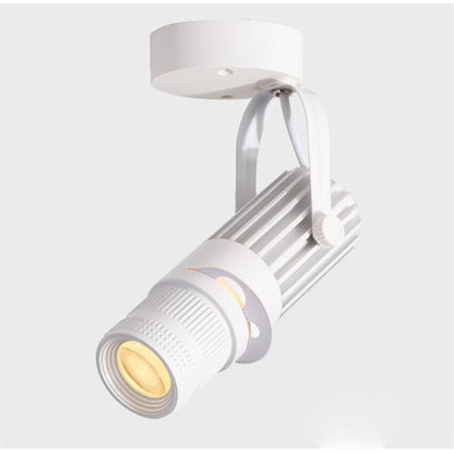 Adjustable LED Spotlight with Swivel Head and Three Color Temperatures, Dimmable Ceiling Mount