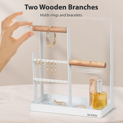 Jewelry Stand Holder with 10 Hooks