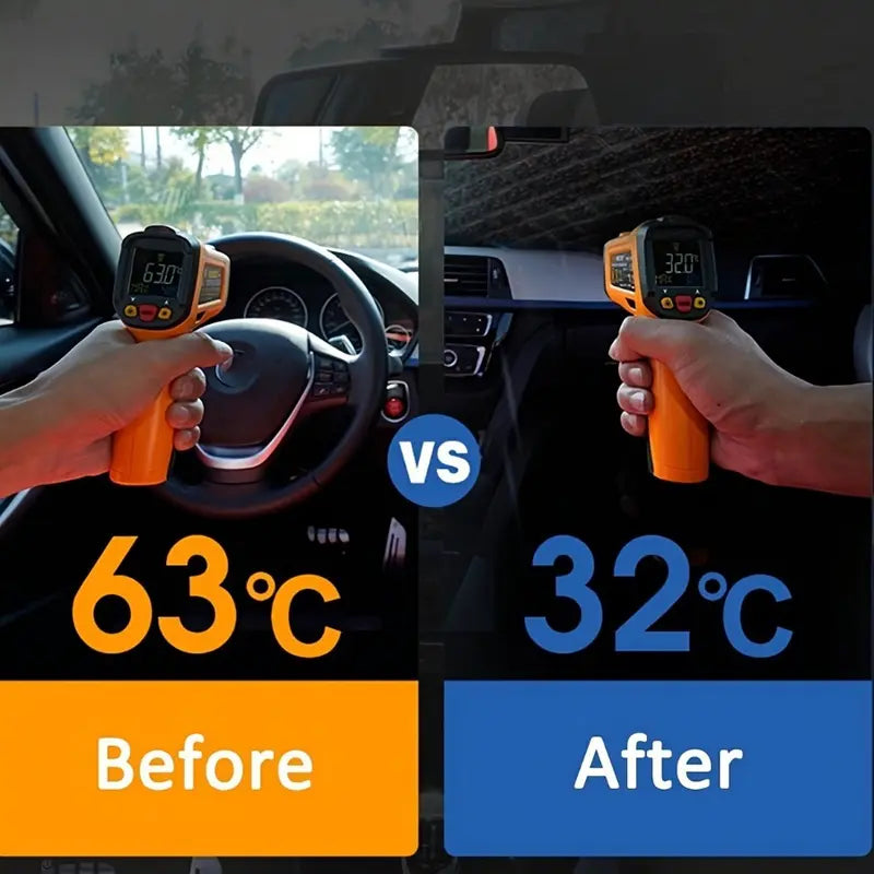 55in x 31in 2026 Heat Reflective Front Window Automotive Glass Sunshade - Blocks 99% Heat, Universal Fit for Cars & SUVs, Vehicle Accessories, Summer Car Visor Accessory Car Privacy Curtain allveramart