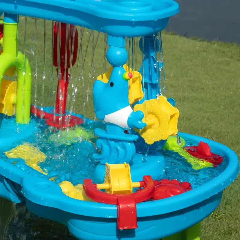 SplashTower Sand & Water Table – 3-Tier Fun for Kids