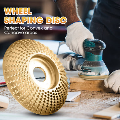 Tungsten Carbide Grinding Wheel Set with Flat, Beveled and Arc Discs for Angle Grinder