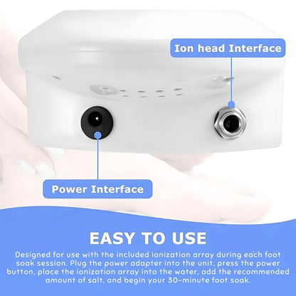 Ionic Foot Spa with Digital LED Timer and Ionization Array