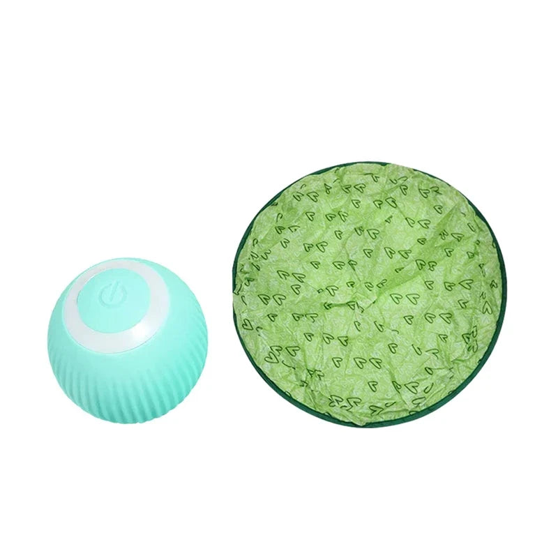 Interactive Cat Ball Toy with Motion Sensor and Dual Play Modes