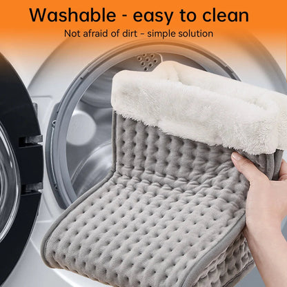 Electric Heated Foot Warmer with Remote Control and Nine Temperature Settings for Indoors