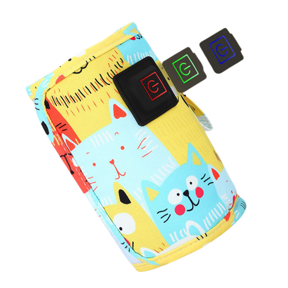 Baby Bottle Warmer with USB Power and Adjustable Heat Settings