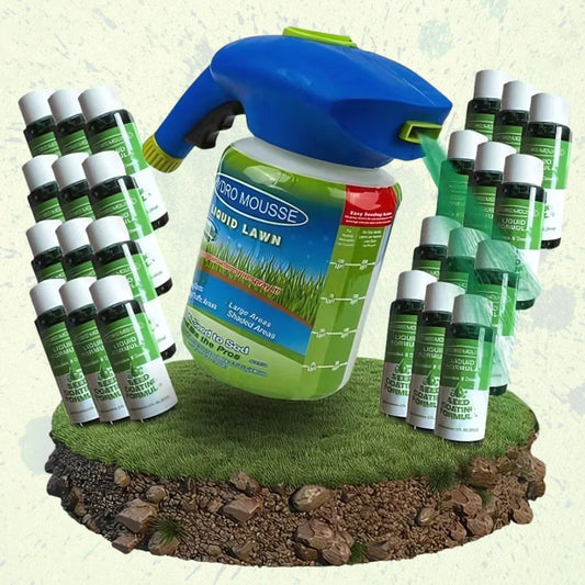 Liquid Lawn Hydro Mousse Spray On Grass Seed