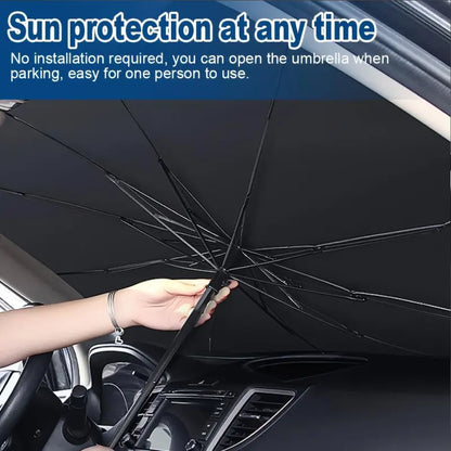 55in x 31in 2026 Heat Reflective Front Window Automotive Glass Sunshade - Blocks 99% Heat, Universal Fit for Cars & SUVs, Vehicle Accessories, Summer Car Visor Accessory Car Privacy Curtain allveramart