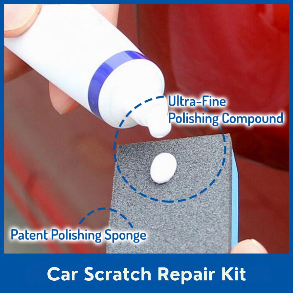 Automotive Paint Repair Compound with Applicator Pad for Light Scratches