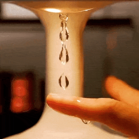 Anti-Gravity Water Drop Humidifier LED Mist Aroma Diffuser
