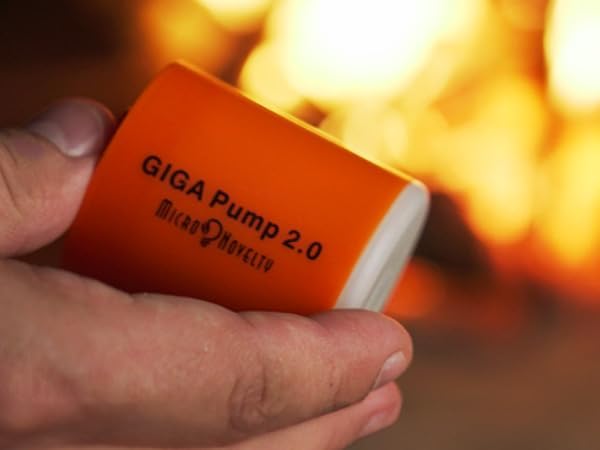 Portable Air Pump with Dual Inflation and Vacuum Mode, Built-in LED Light