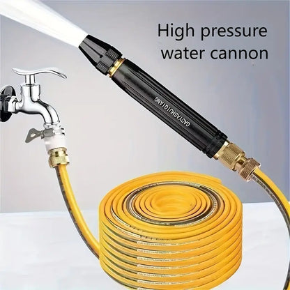 Adjustable Spray Nozzle with Extendable Tube and Trigger Lock for Garden Hose