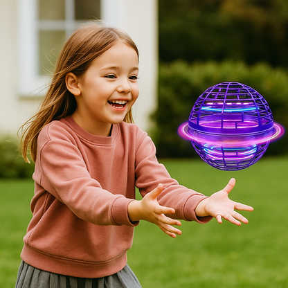 LED Flying Ball with Rechargeable Battery and Indoor Outdoor Use