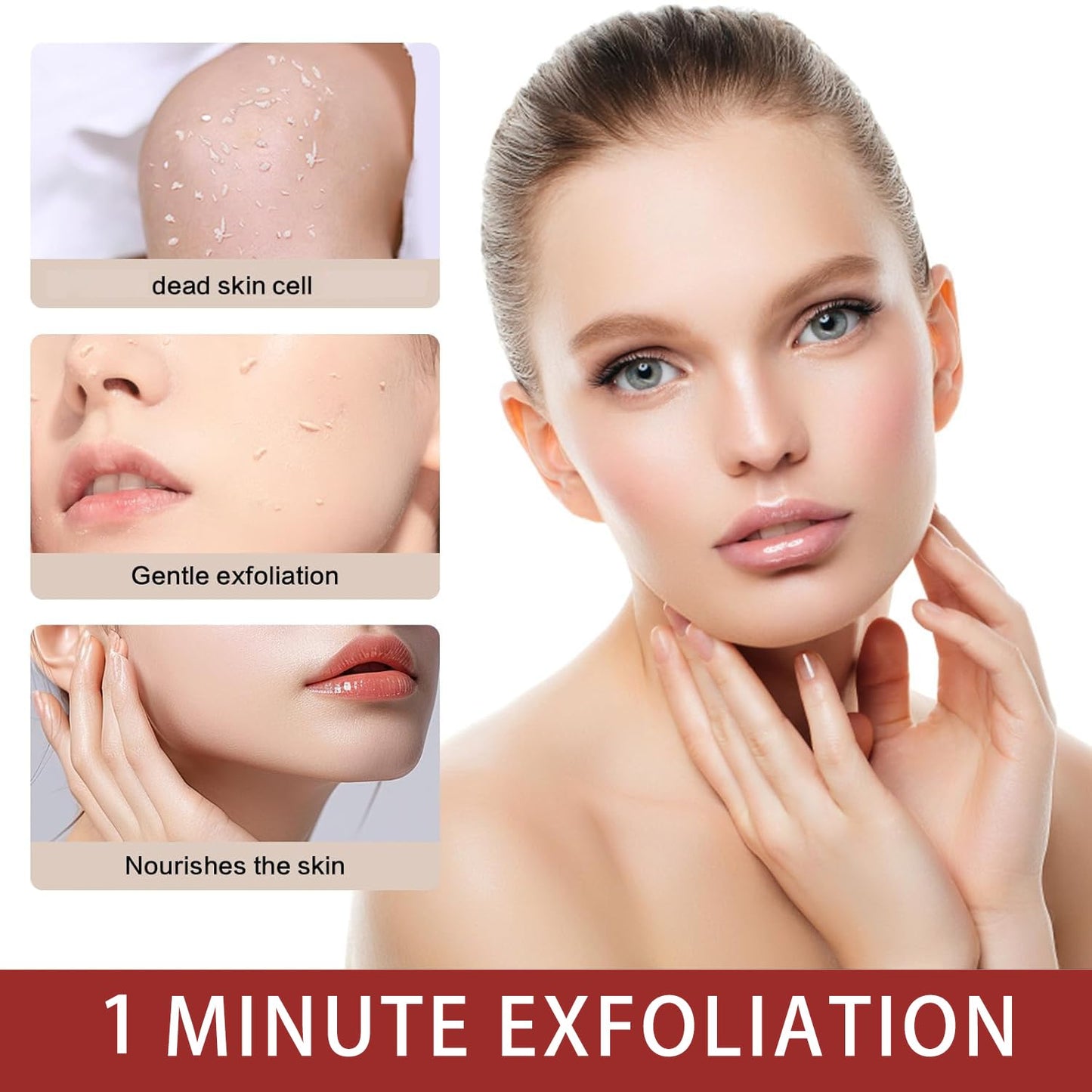 Exfoliating Gel with Sodium Hyaluronate and Cherry Blossom Extract for Face and Body