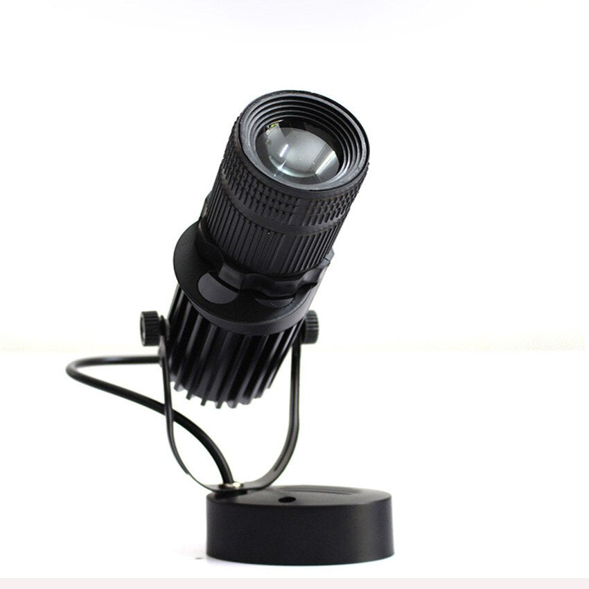 Adjustable LED Spotlight with Swivel Head and Three Color Temperatures, Dimmable Ceiling Mount
