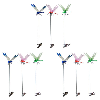 Dragonfly Clip with Waterproof Wings and Iron Reinforced Attachment for Mosquito Deterrent